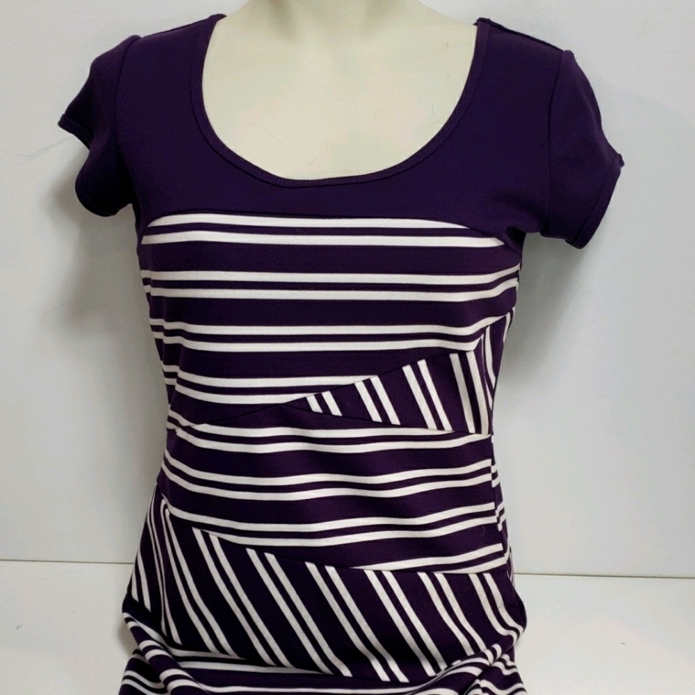 Guess Purple Patterned Dress